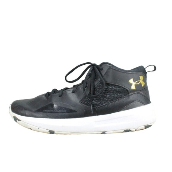 Under Armour YMUV Black Leather Mesh Lightweight Basketball Shoes 11.5 - Picture 1 of 9